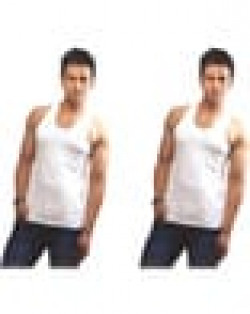 Pack of 2 Round-Neck Sleeveless Vest