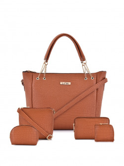 LaFille PU Structured Handheld Bag