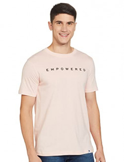 Amazon Brand - Symbol Men's Regular T-Shirt (SYM-SS22-TSH-06_Mid Pink,EMP M)