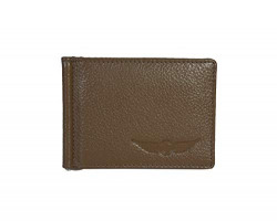 CHRISTOPOLO Men's Olive Solid Leather Wallet (CPMW-054-OLIVE)