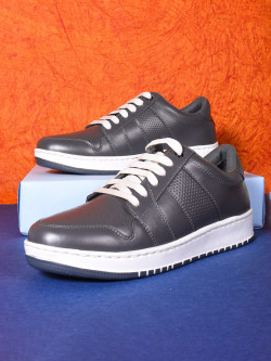 HIGHLANDER Men PU Lace-Up Sneakers