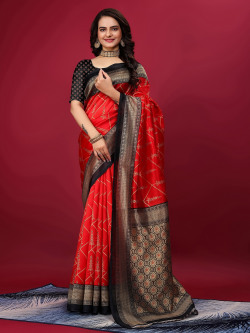 KALINI Ethnic Motifs Zari Art Silk Mysore Silk Saree
