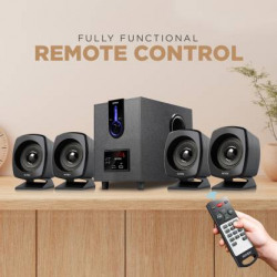 Intex IT-2616 BT 55 W Bluetooth Home Theatre  (Black, 4.1 Channel)