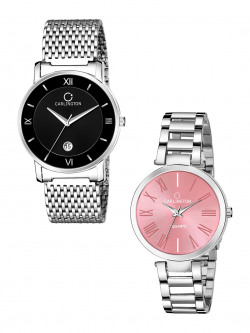 CARLINGTON Unisex Analogue Watch Gift Set