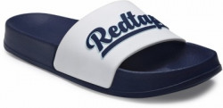 RED TAPE Women Slides(White, Navy 6)