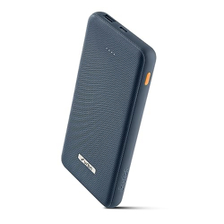 URBN Ultra Slim Power Bank 10000mAh Lithium Polymer with Dual Port & Type C - Purple | BIS Certified, 12W Output, 4-Layer Protection | Made in India | Free Type C Cable | 6 Months Warranty - Blue
