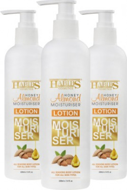 Habibs Body Lotion with Honey and Almond oil for Extra Hydrating for Dry Skin(660 ml)