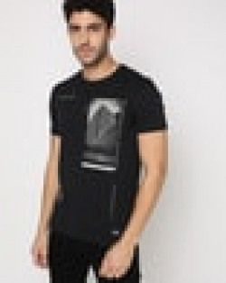 Graphic Print Slim Fit Crew-Neck T-shirt