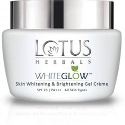 LOTUS HERBALS WhiteGlow Skin Whitening And Brightening Gel, Face Cream with SPF-25, for all skin types(40 g)