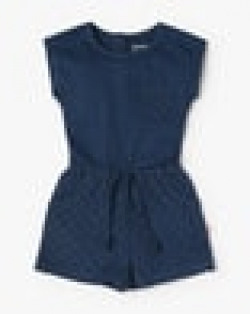 Schiffli Embroidered Regular Fit Playsuit