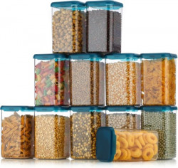 SKYLIFE Plastic Grocery Container  - 1200 ml(Pack of 12, Blue)