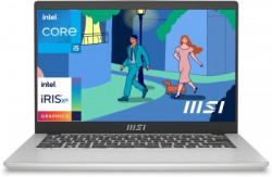 MSI Modern 14 Intel Core i5 12th Gen 1235U - (8 GB/512 GB SSD/Windows 11 Home) Modern 14 C12M-440IN Thin and Light Laptop(14 Inch, Urban Silver, 1.4 Kg)