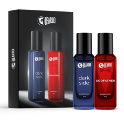 Beardo Darkside & Godfather Perfume for Men, 20ml x 2 | Godfather EDP with Aromatic, Spicy Perfume for Men Long Lasting Perfume for Date night fragrance | Fresh, Woody Premium Darkside fragrance | Ideal gift for men | Christmas gift for men | Gift for men