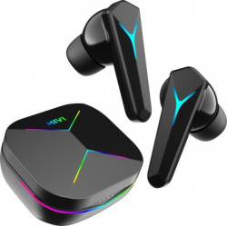 Mivi Commando Z9,13mm Bass,72H Playtime,Quad Mic ENC,35ms Low Latency,TypeC,5.3 Bluetooth Headset(Black, True Wireless)