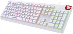 EVOFOX Deathray USB Gaming Keyboard(White)