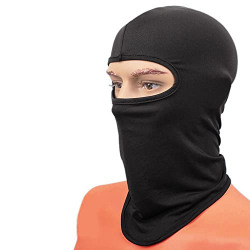 Kingsway Balaclava Face Mask, Use for Multi-Sports Activities, 4 Way Stretch, Quick Dry, Sweat Absorbing Fabric Helmet Liner, Full Protection Cover for Girls, Free Size, Pack of 1