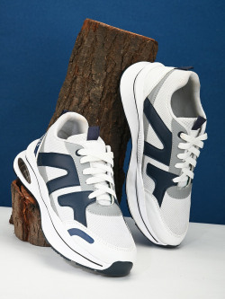 AMICO Men Lace-Up Running Shoes