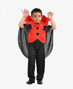 BookMyCostume Dracula Vampire Kids Fancy Dress Costume | Halloween Theme | Imported 6-7 years