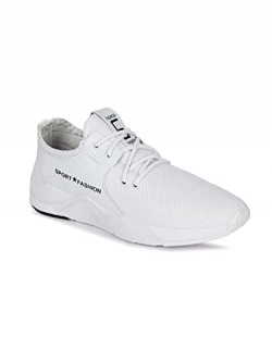 AADI Men's White Mesh Outdoor Casual Shoes