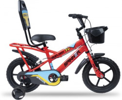 Sheldon Spinner 14T Kids Cycle with Training Wheels for Boys & Girls | Road Cycle 14 T Road Cycle(Single Speed, Red)