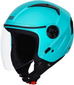 STUDDS Open Face Helmet Vogue Motorbike Helmet(Pastel Green)