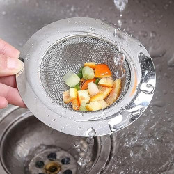 Vipron Small Stainless Steel Kitchen Sink Stainer (Jali,Drainer), Size: 9.5 cm
