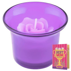 Archies Mother's Day Scented Long Burning Soy Wax Candles Jar with, Fragranced Ambient Atmosphere (Small) Gift for Mother| Mother's Day Giftting AD1044