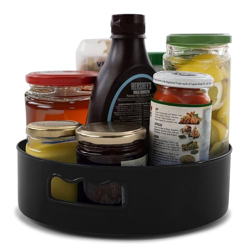 HomeWiz Multi-Purpose 360 Rotating Organizer Tray/Kitchen Organizer/Multi- Function Rotating Tray/Cosmetics Organizer (Black)