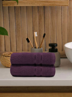 MYTRIDENT 2 Pcs Cotton Hand Towels