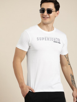 HERE&NOW Printed Pure Cotton T-shirt
