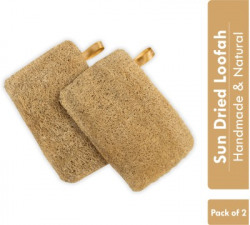 Nat Habit Loofah(Pack of 2, Brown)