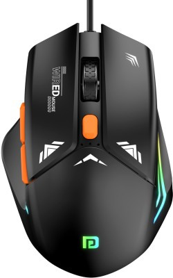 Portronics POR 2015 Wired Optical  Gaming Mouse(USB 2.0, Black)