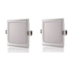 SYSKA Rdl Led Slim Downlight (Cool Day Light, Polycarbonate) (Cool Day, SSK-RDL-S-15W, 2, SSK-RDL-S-15W-6500K)