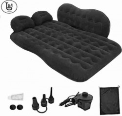 UBRON Car Inflatable Sofa With 2 pillow and Air pump Use For Travelling Leatherette 2 Seater Inflatable Sofa(Color - MULTI, DIY(Do-It-Yourself))