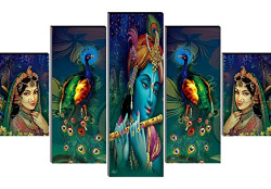 SAF paintings Set of 5 Wall Painting Starts at 156