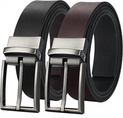 PROVOGUE Men & Women Black Artificial Leather Belt