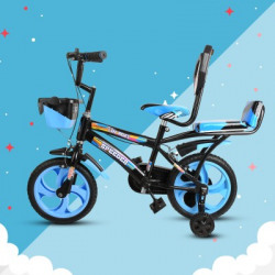 Lsn rides 14T DOUBLE GADDI SPEEDER PVC RIM BLUE CYCLE FOR GIRLS AND BOYS 14 T BMX Cycle(Single Speed, Blue)