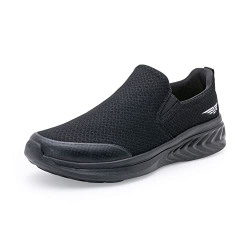 Red Tape Men's Black Walking Shoes-9