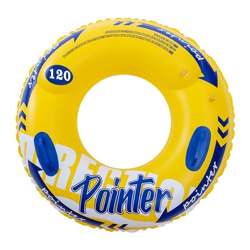 Cockatoo TR03-Inflatable Large PVC Tube Ring, Swimming Tube Ring for Adults, Men & Women, Yellow
