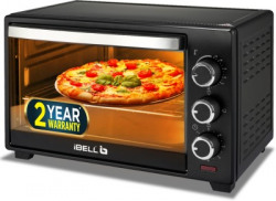 iBELL 19-Litre EO19LG Premium 19 Litre 1600 Watt Electric Oven Toaster Grill with Rotisserie Function. Oven Toaster Grill (OTG)(Black)