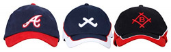 OJASS Embroidered 3D Embroidered Cap (Pack of 3)-Free Size Multicolour(OCP3-3DA-3DX-3DB)