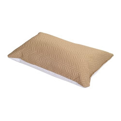 Status Contract Quilted Pillows | Standard Size Soft & Cozy Pillow for Neck & Back Rest | Premium 100% Cotton Pillow | Comfortable Deep Sleep Pillow | Best Pillows for Sleeping | (White & Golden)