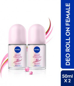 NIVEA Pearl and Beauty Deodorant Roll-on - For Women Deodorant Roll-on  -  For Women(100 ml, Pack of 2)