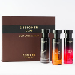 Perfume Lounge Designer Club Oud Perfume Gift Set For Men, Perfume Gift Combo For Men (Pack of 3x30ml) | Birthday gift for men