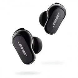 Bose New QuietComfort Earbuds II, Wireless, Bluetooth, Worlds Best Noise Cancelling in-Ear Headphones with Personalized Noise Cancellation & Sound, Triple Black