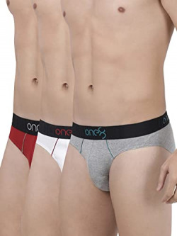 one8 by Virat Kohli Men's Solid Brief (Pack of 3) (102D1_xx-Large)