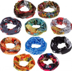 IKG Boys & Girls, Baby Boys, Men & Women Printed Bandana(Pack of 10)