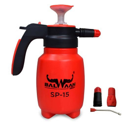 Balwaan Krishi SP-15 3 in 1 Manual Sprayer with 1.5 Litre Tank Capacity | Used for AC Cleaning, Foam Sprayer, Spraying Water, Pesticides, Gardening, Glass Cleaning| Get Free 3 Nozzles