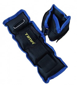 Tima Fully Adjustable Ankle Wrist Arm Leg Weights (1 Kg Pair)
