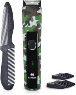 HAVELLS bt5113c Trimmer 120 min  Runtime 9 Length Settings(Green)
